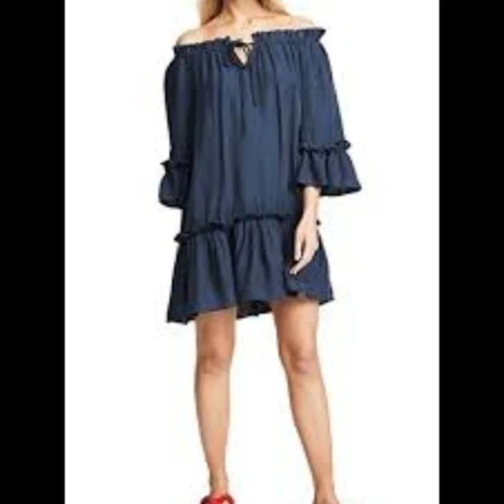 🦋 Milly Santorini Navy Blue Dress Small